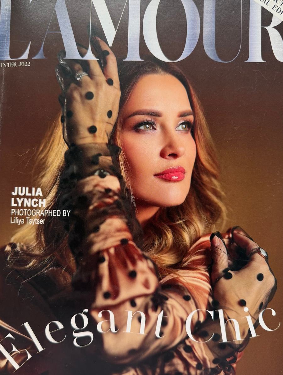 Glamour cover — Julia Lynch, photographed by Liliya Tsytser
